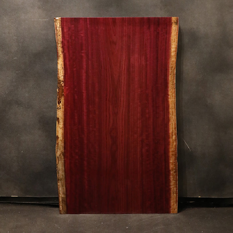 【SOLD OUT】一枚板　パープルハート(杢)　703-2/2-6-1　(W150cm)