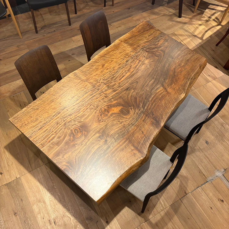 一枚板　バストゥーンウォールナット(杢)　364-1/2-10-3　（W155cm）