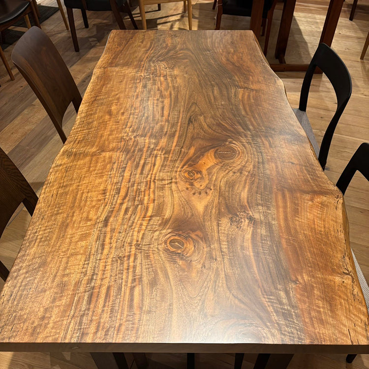 一枚板　バストゥーンウォールナット(杢)　364-1/2-10-3　（W155cm）