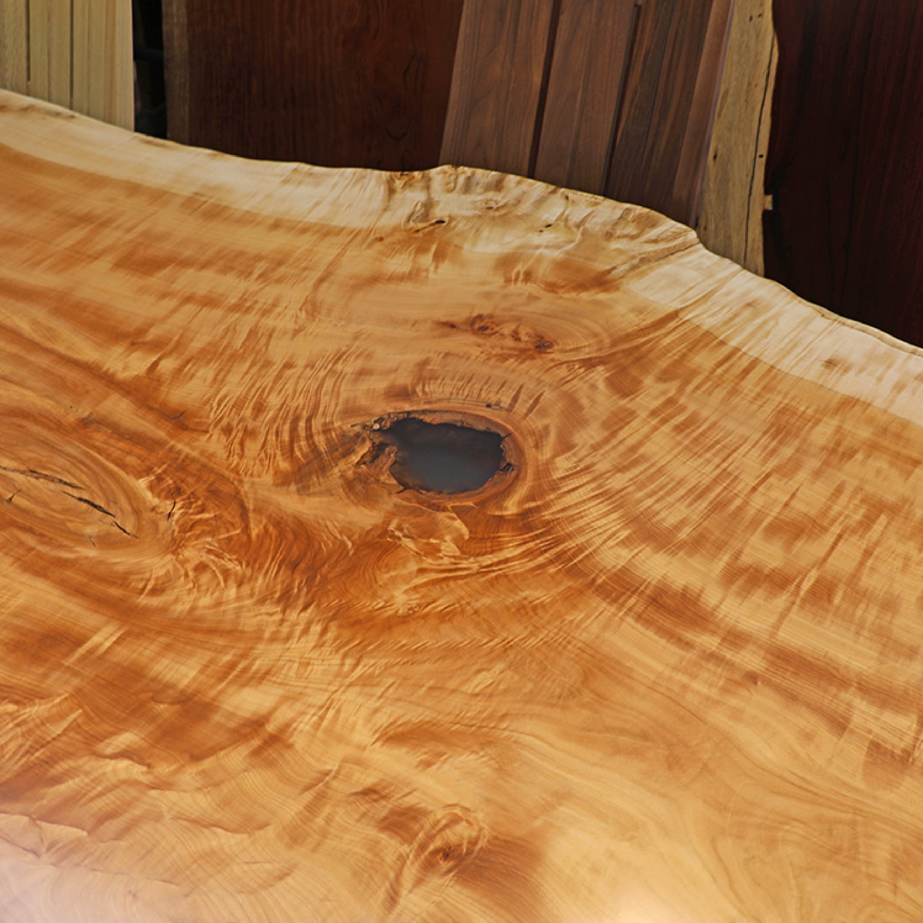 一枚板　トチ　5639-10　(W545cm)　ダイニングテーブル