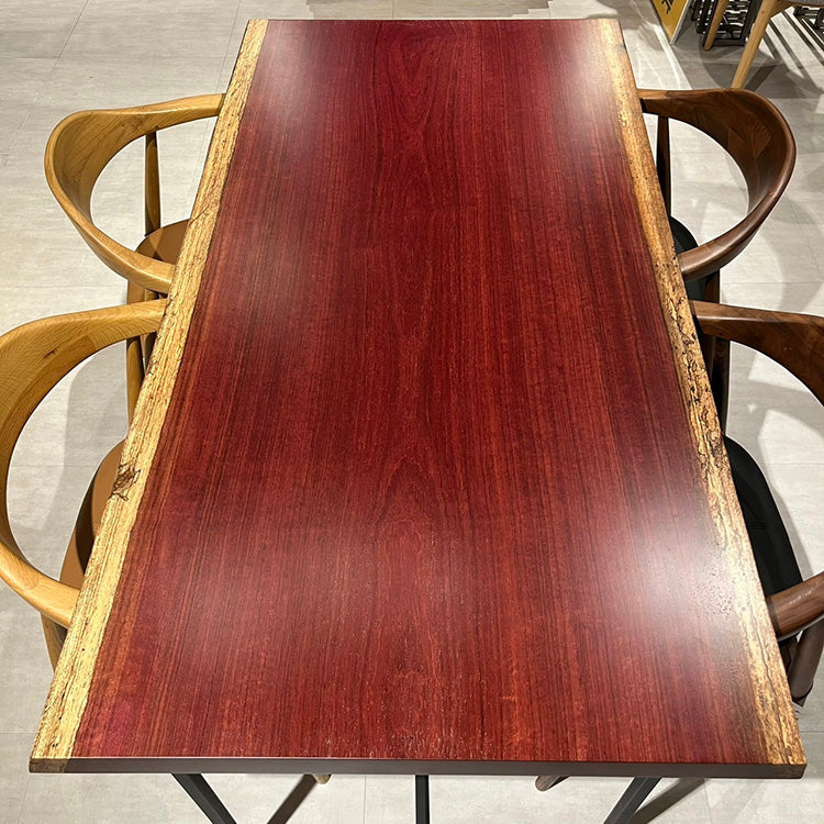 一枚板　パープルハート　704-13-3　（W150cm）　ダイニングテーブル