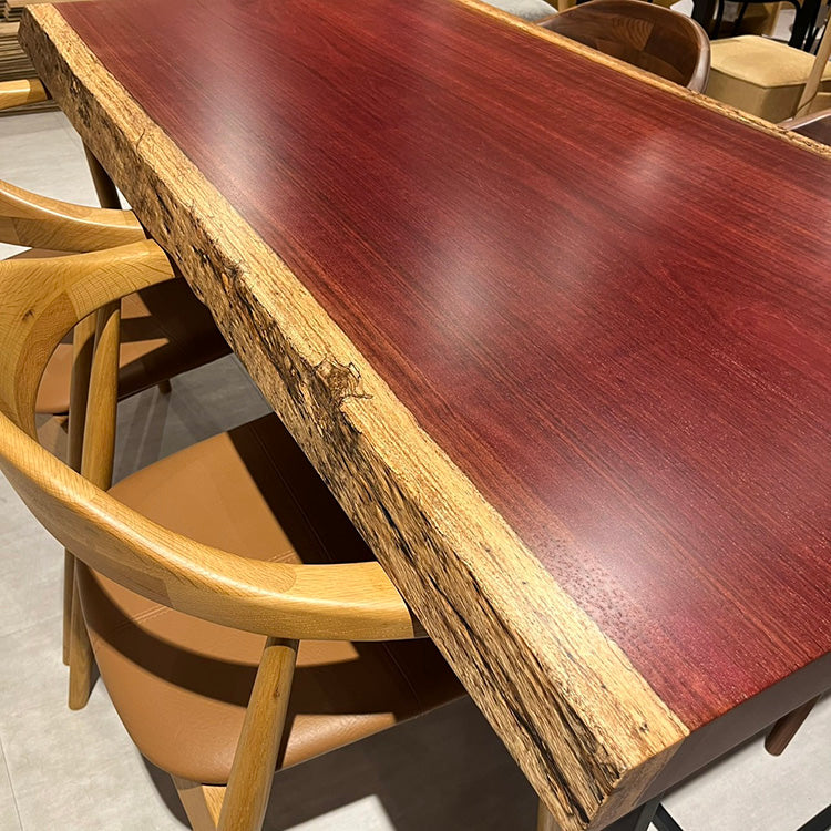 一枚板　パープルハート　704-13-3　（W150cm）　ダイニングテーブル