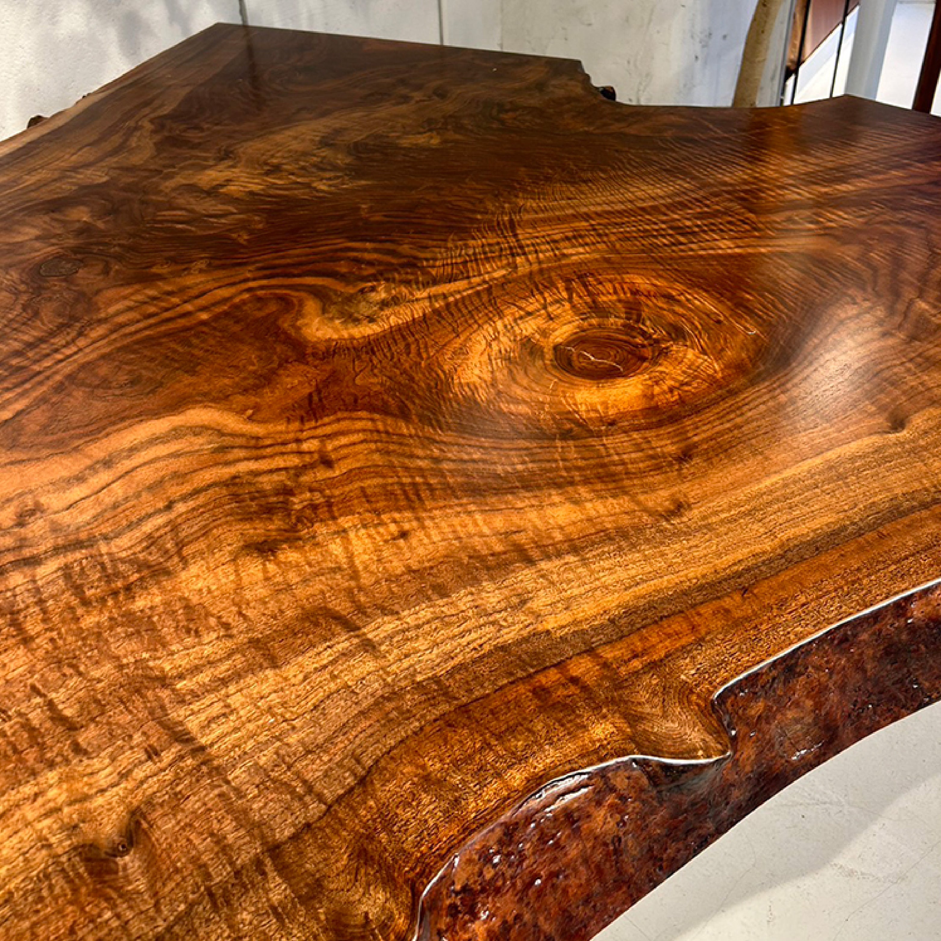 【SOLD OUT】一枚板　クラロウォールナット　CN-523-2711　（W380cm)