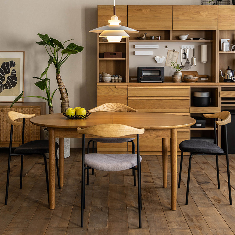 アレック 伸長式ダイニングテーブル オーバル