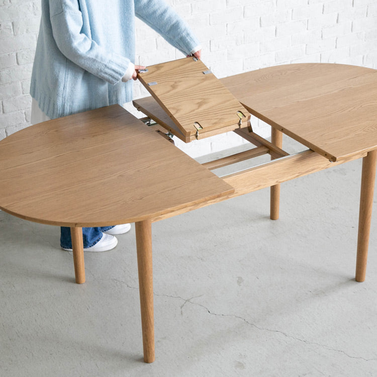 アレック 伸長式ダイニングテーブル オーバル