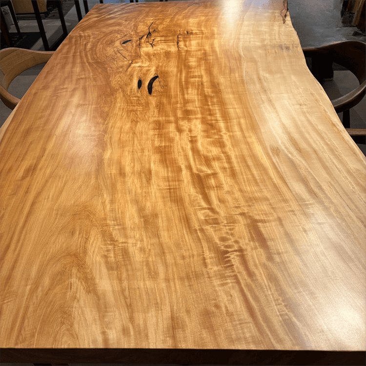 一枚板　トチ　345-7（W170cm)　ダイニングテーブル