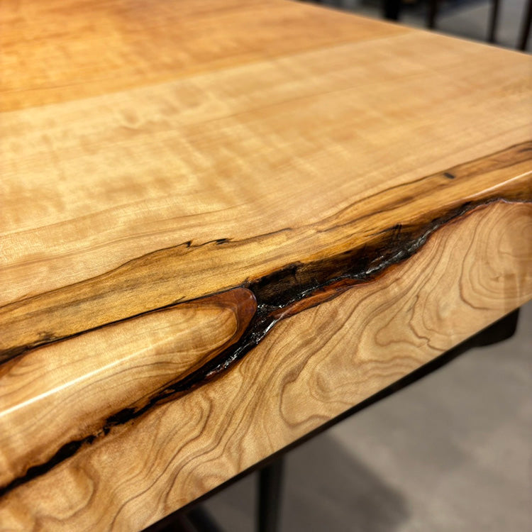 一枚板　トチ　345-7（W170cm)　ダイニングテーブル