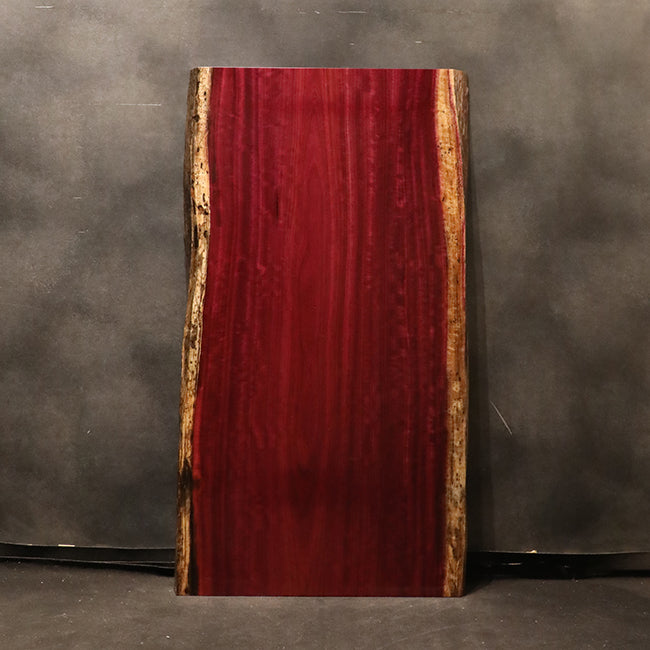 【SOLD OUT】一枚板　パープルハート(杢)　703-2/2-11-1　(W160cm)