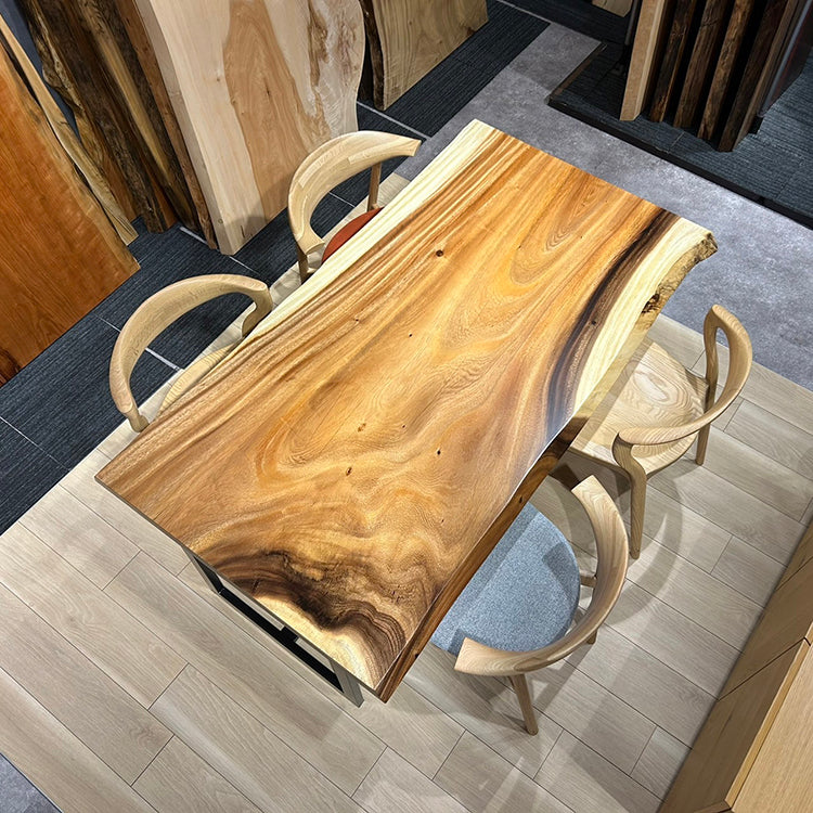 【SOLD OUT】一枚板　モンキーポッド　5038-9　(W160cm)　ダイニングテーブル
