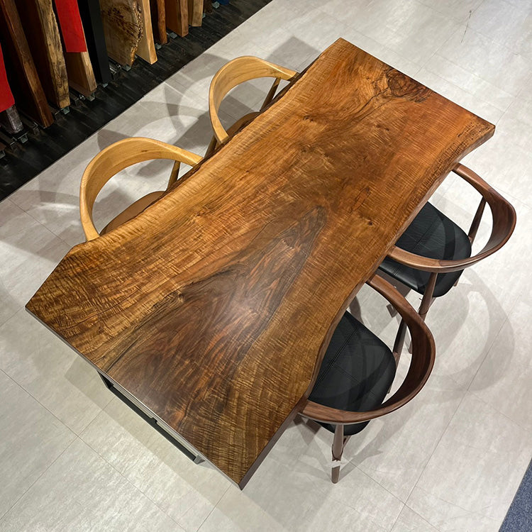 一枚板　バストゥーンWN(杢)　364-1/2-1-1　(W180cm)　ダイニングテーブル