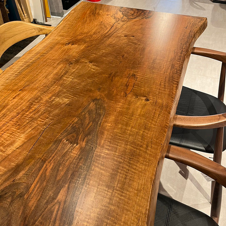 一枚板　バストゥーンWN(杢)　364-1/2-1-1　(W180cm)　ダイニングテーブル