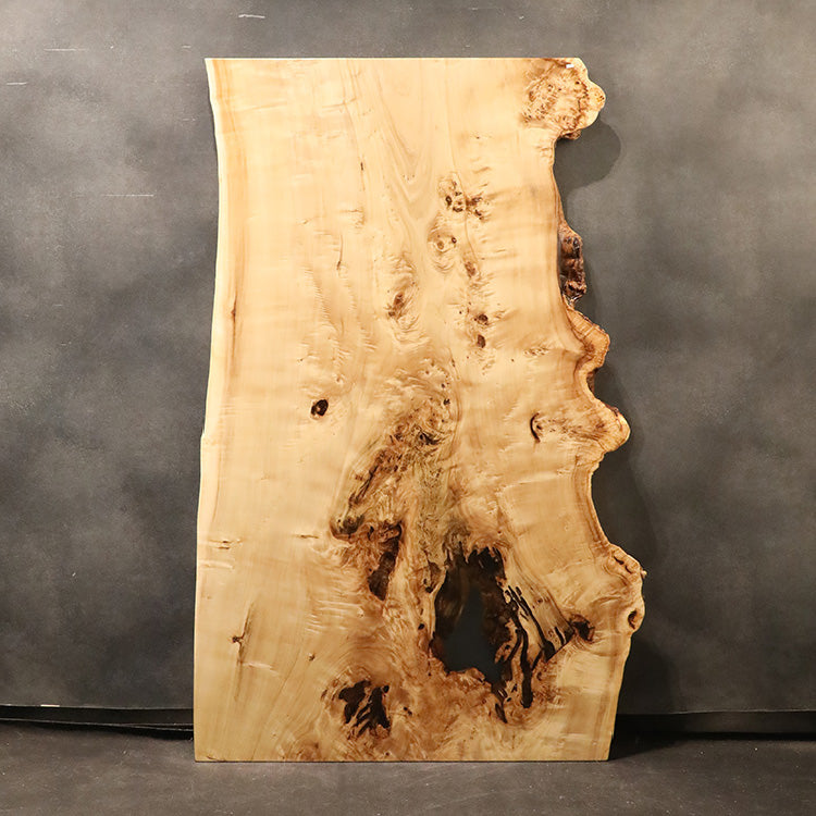 【SOLD OUT】一枚板　ポプラ　431-4　(W185cm)　ダイニングテーブル