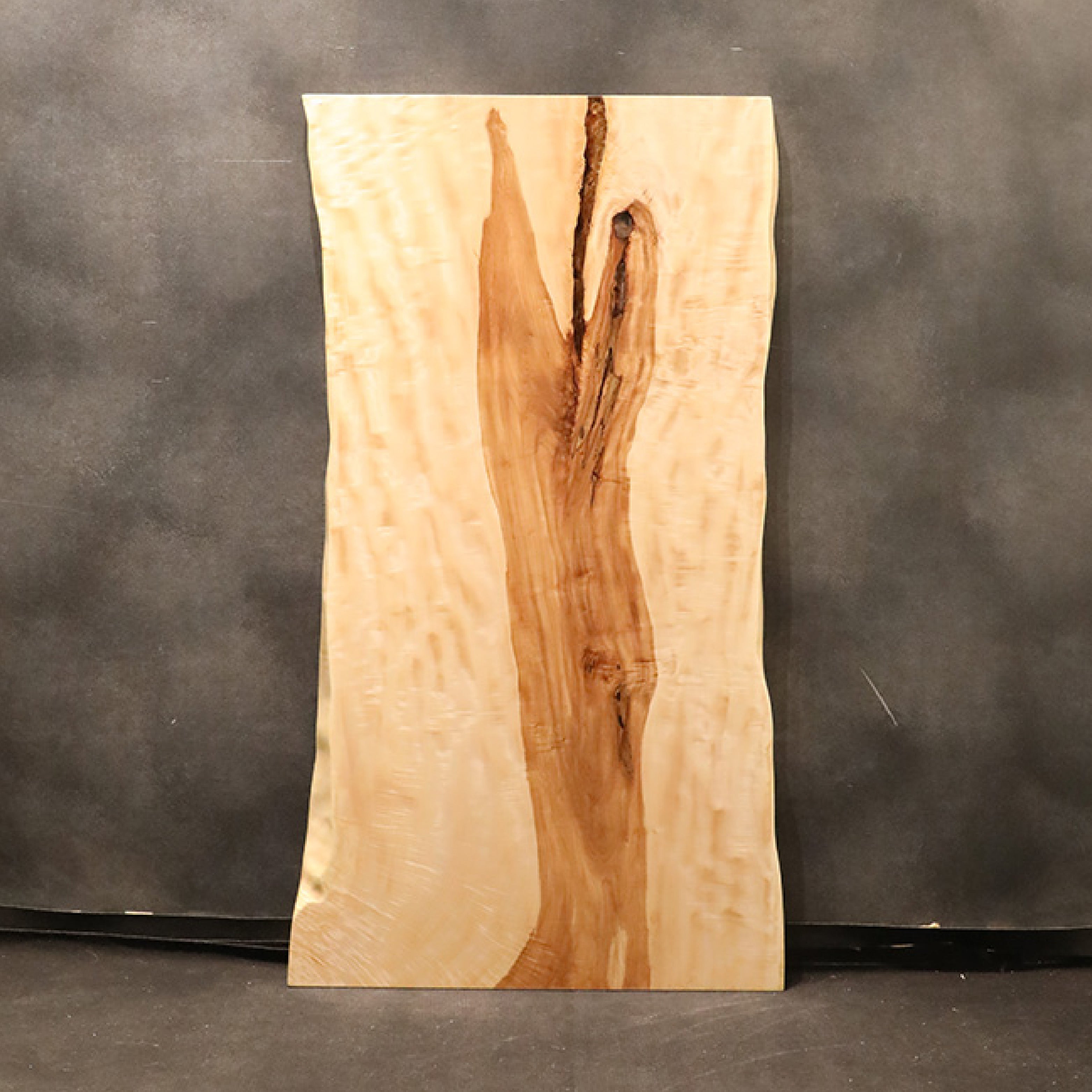 【SOLD OUT】一枚板　トチ(杢)　529-8　(W160cm)　ダイニングテーブル