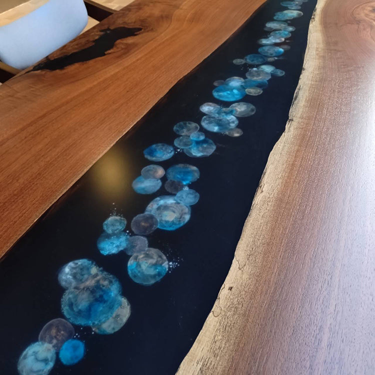 RESIN　ウォールナット　GZZ-134028-8　(W180cm)