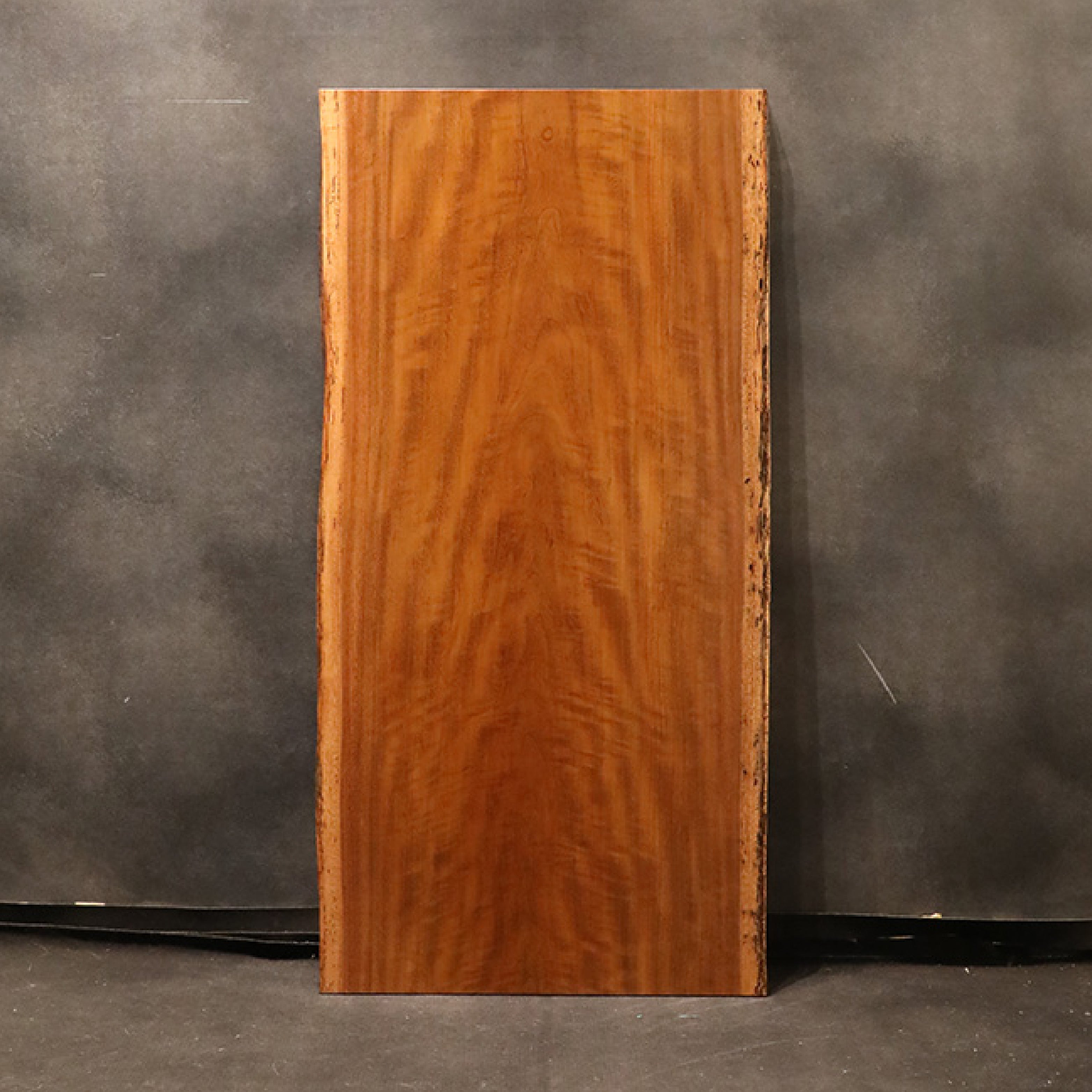 一枚板　マホガニー(杢)　5285-1-1　(W150cm)　ダイニングテーブル