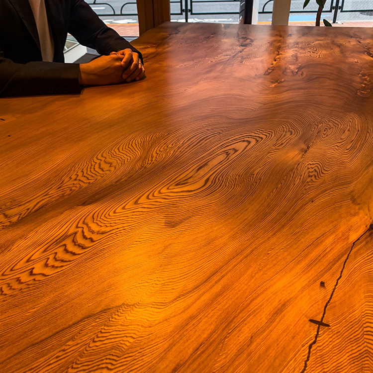 一枚板　屋久杉　N-Y15-2007　(200cm)　ダイニングテーブル