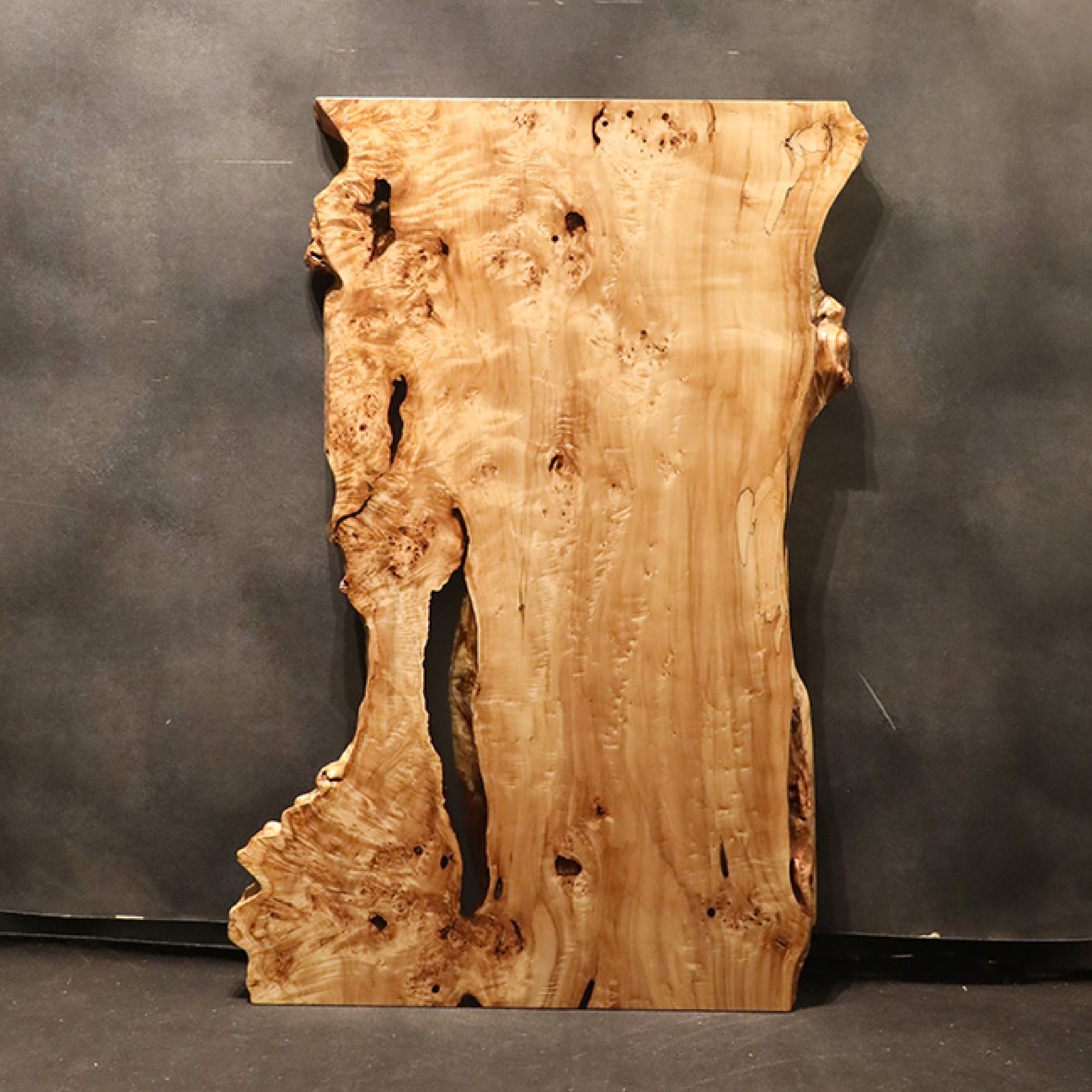 【SOLD OUT】一枚板　ポプラ　309-6-2　(W160cm)　ダイニングテーブル