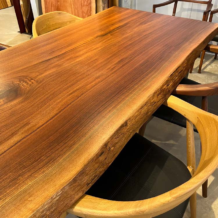 【SOLD OUT】一枚板　ウォールナット　23068-9　(W160cm)　ダイニングテーブル