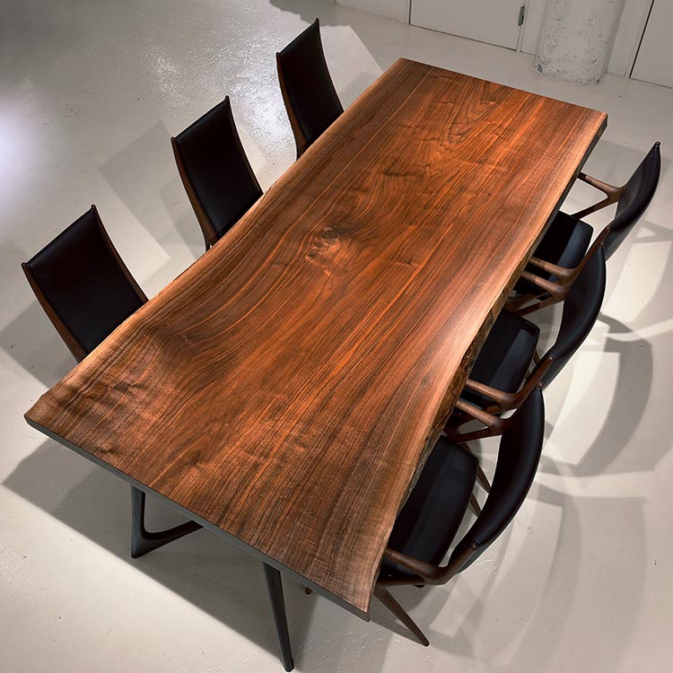 一枚板　ウォールナット　5035-2-4　(W210cm)