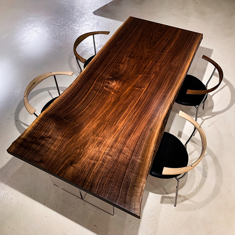 一枚板　ウォールナット　5035-2-4　(W210cm)