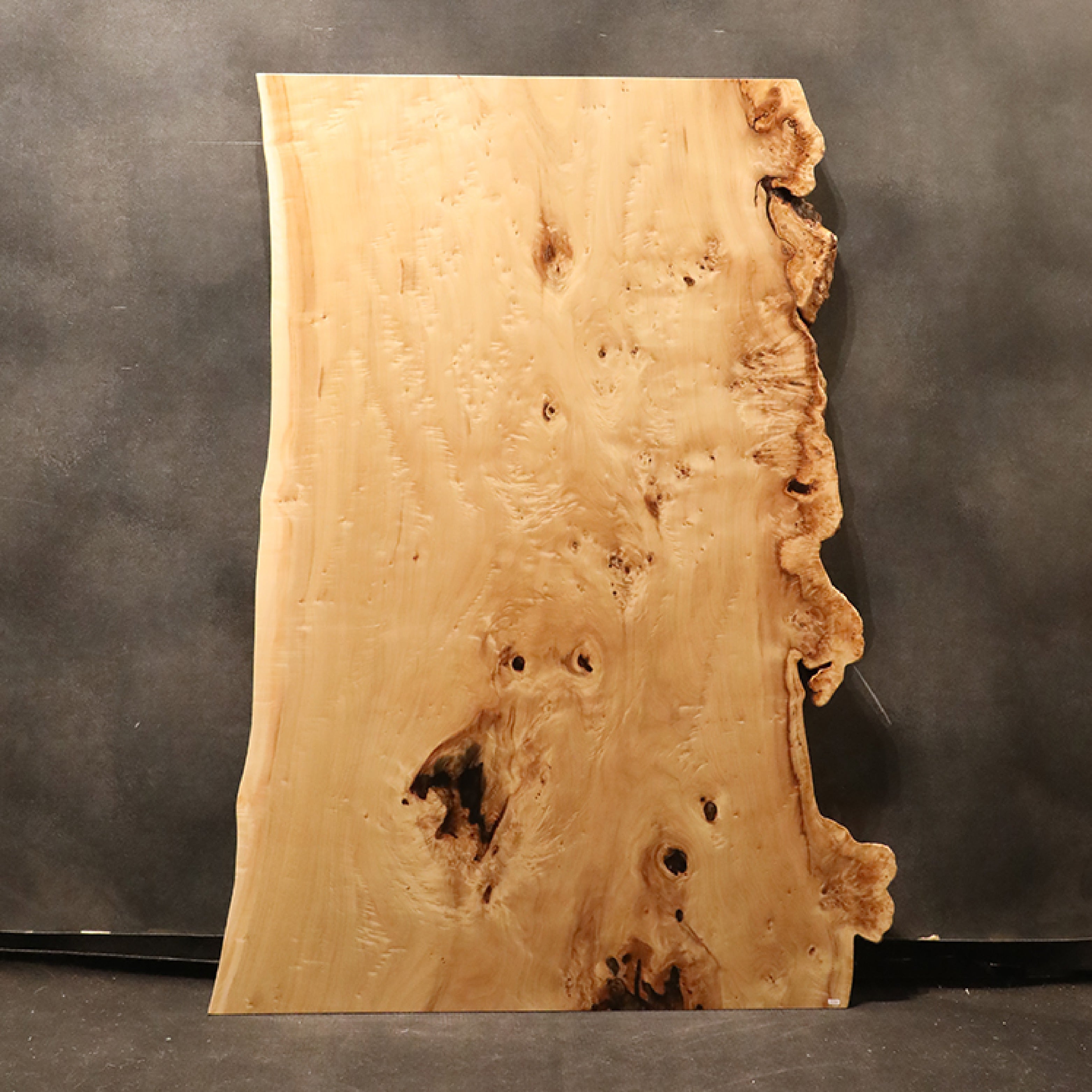 【SOLD OUT】一枚板　ポプラ(杢)　431-3　(W160cm)　ダイニングテーブル