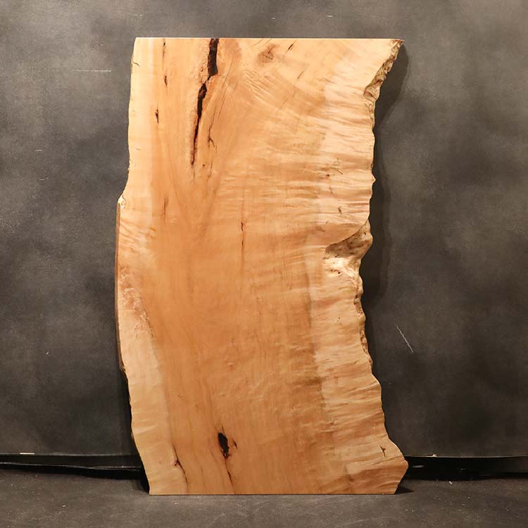 【SOLD OUT】一枚板　カエデ(杢)　330-5　(W160cm)　ダイニングテーブル