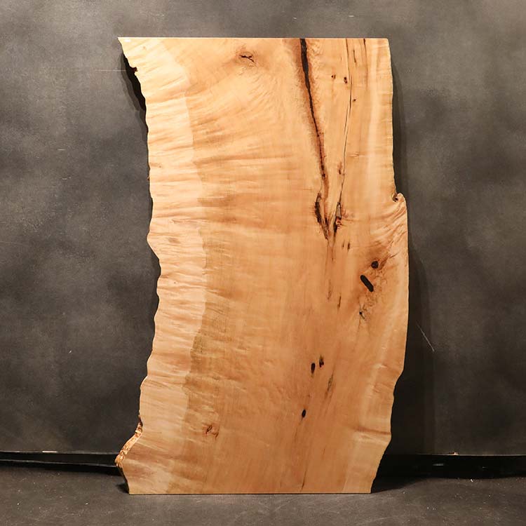 【SOLD OUT】一枚板　カエデ(杢)　330-5　(W160cm)　ダイニングテーブル