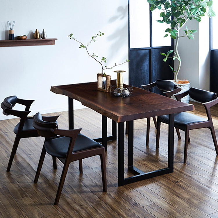 モカⅢ　ダイニングチェア　ハーフアーム