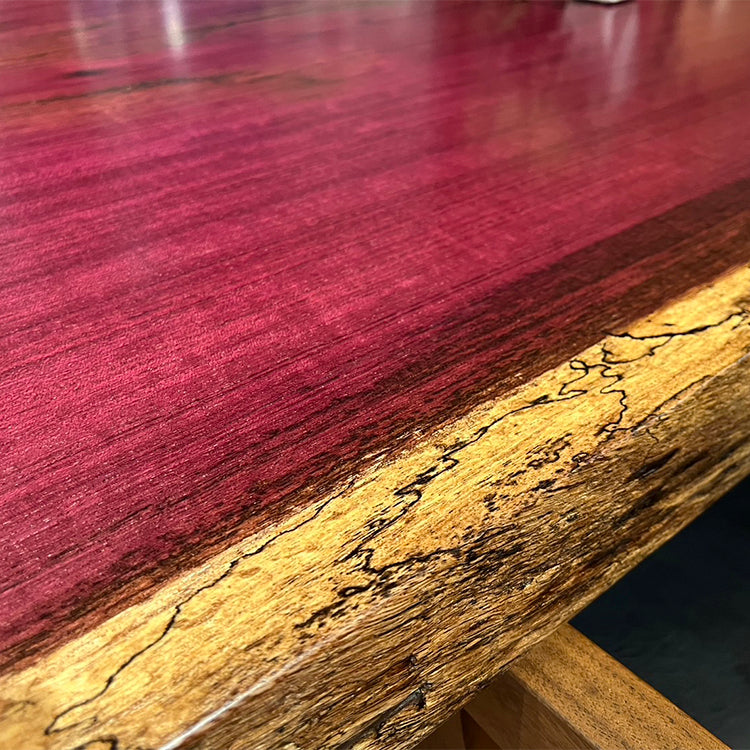【SOLD OUT】一枚板　パープルハート　704-5-1　(W160cm)　ダイニングテーブル