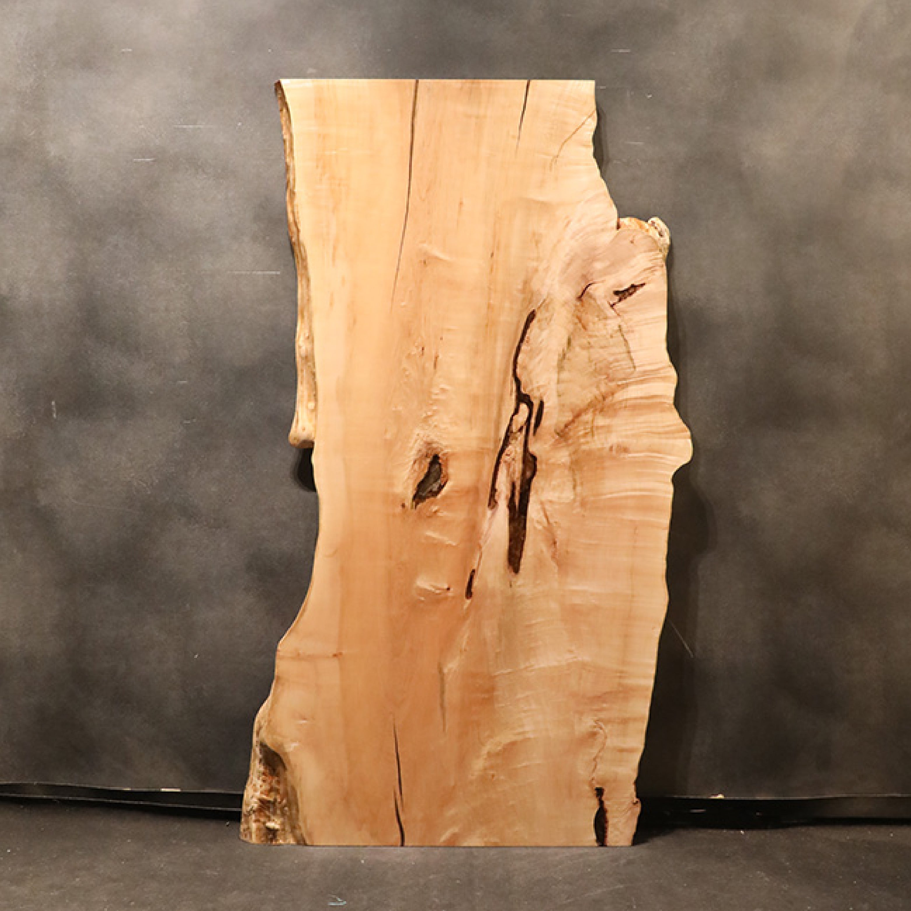 【SOLD OUT】一枚板　カエデ(杢)　229-19　(W200cm)　ダイニングテーブル