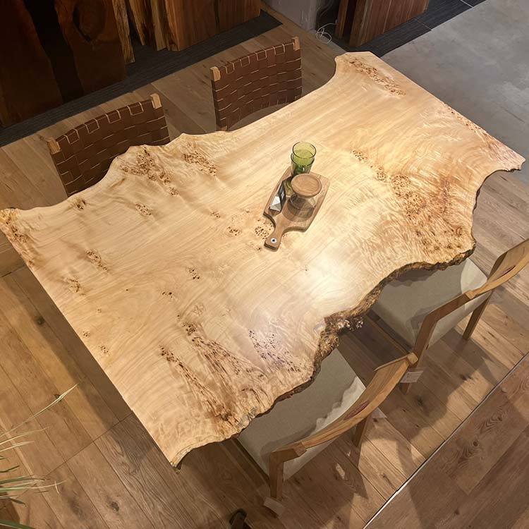 【SOLD OUT】一枚板　ポプラ(杢)　124-10　(W180cm)　アウトレット品