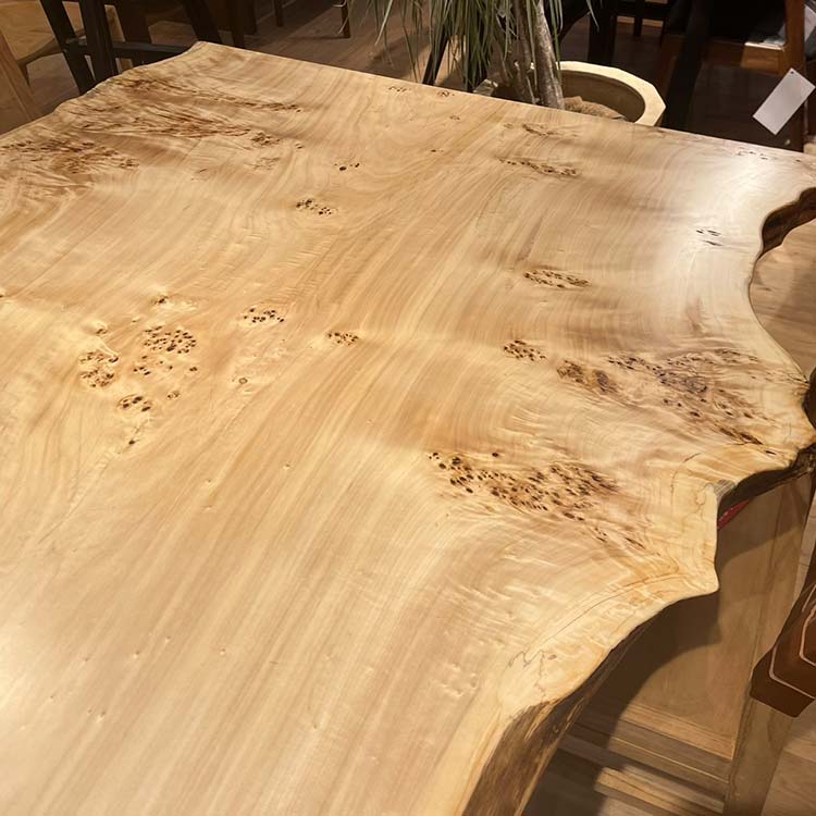 【SOLD OUT】一枚板　ポプラ(杢)　124-10　(W180cm)　アウトレット品