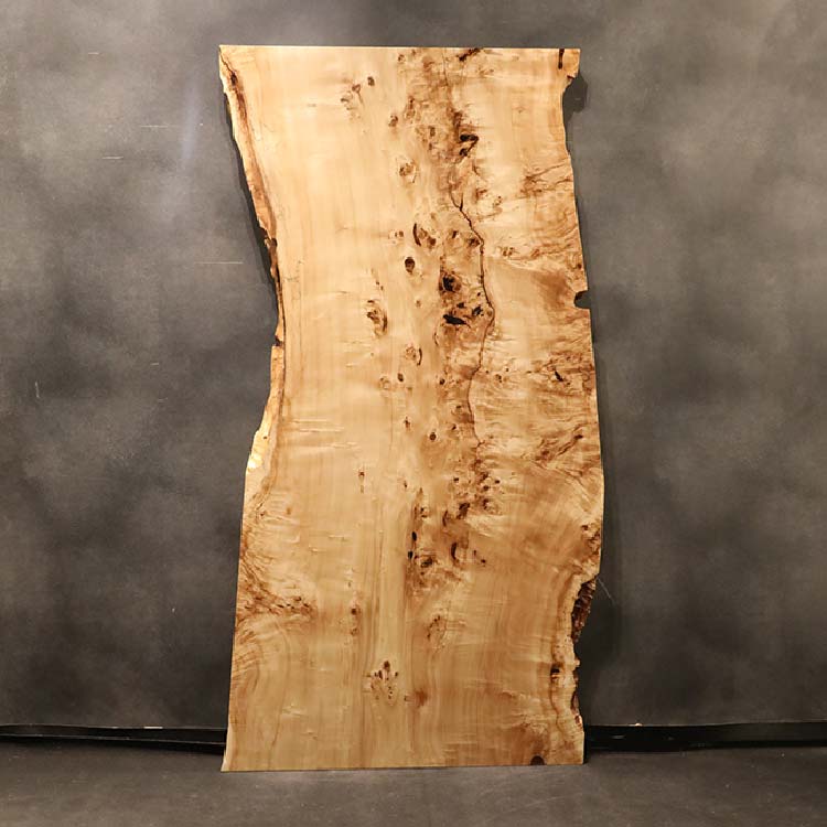 【SOLD OUT】一枚板　ポプラ(杢)　309-13　(W210cm)　ダイニングテーブル