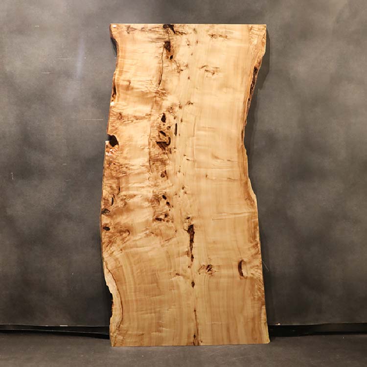 【SOLD OUT】一枚板　ポプラ(杢)　309-13　(W210cm)　ダイニングテーブル