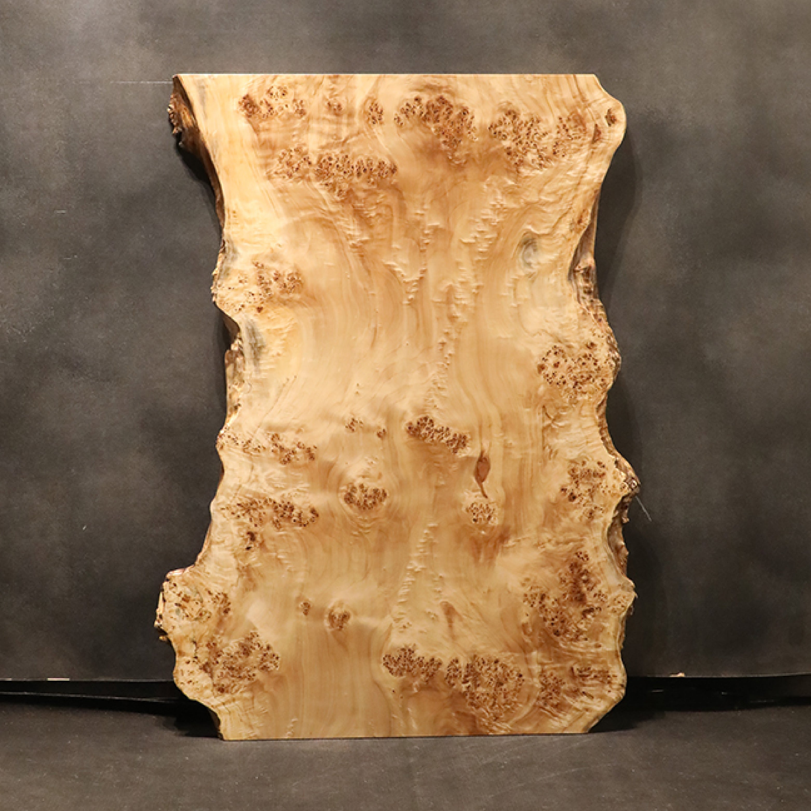 【SOLD OUT】一枚板　ポプラ(杢)　124-3　(W150cm)　ダイニングテーブル