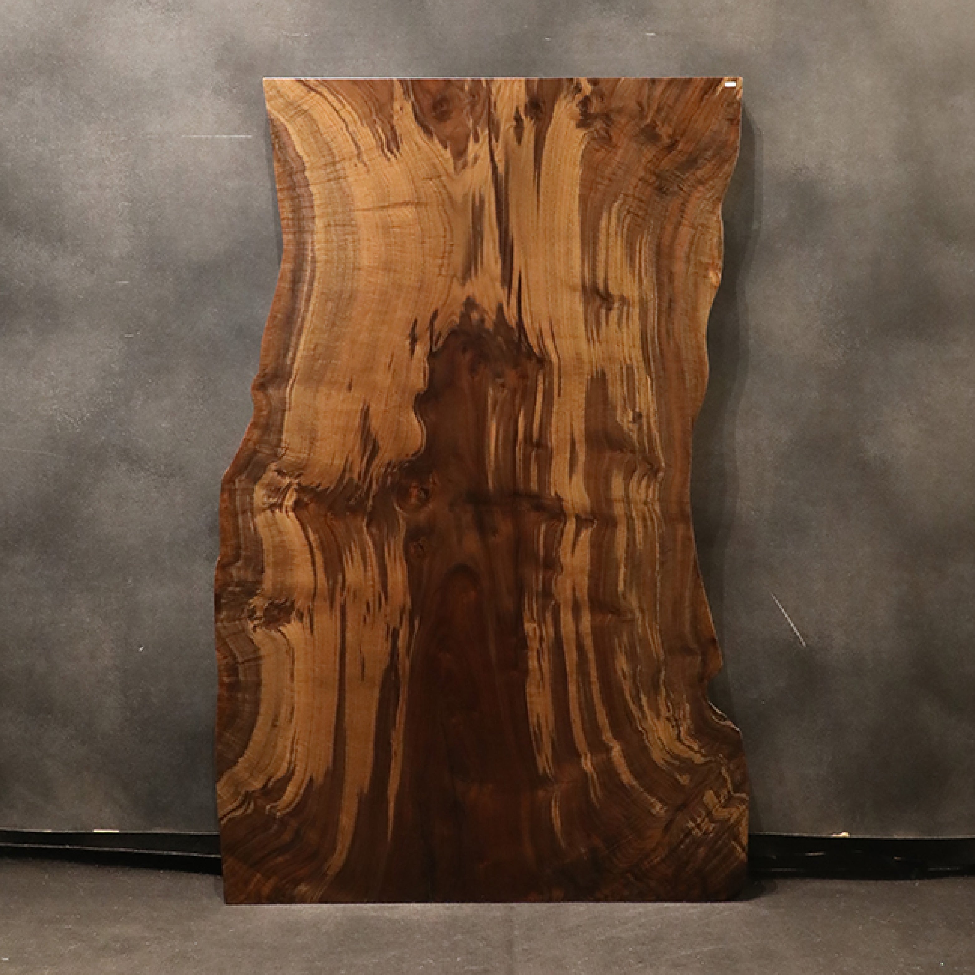 【SOLD　OUT】一枚板　クラロウォールナット　356-3　(W160cm)　ダイニングテーブル