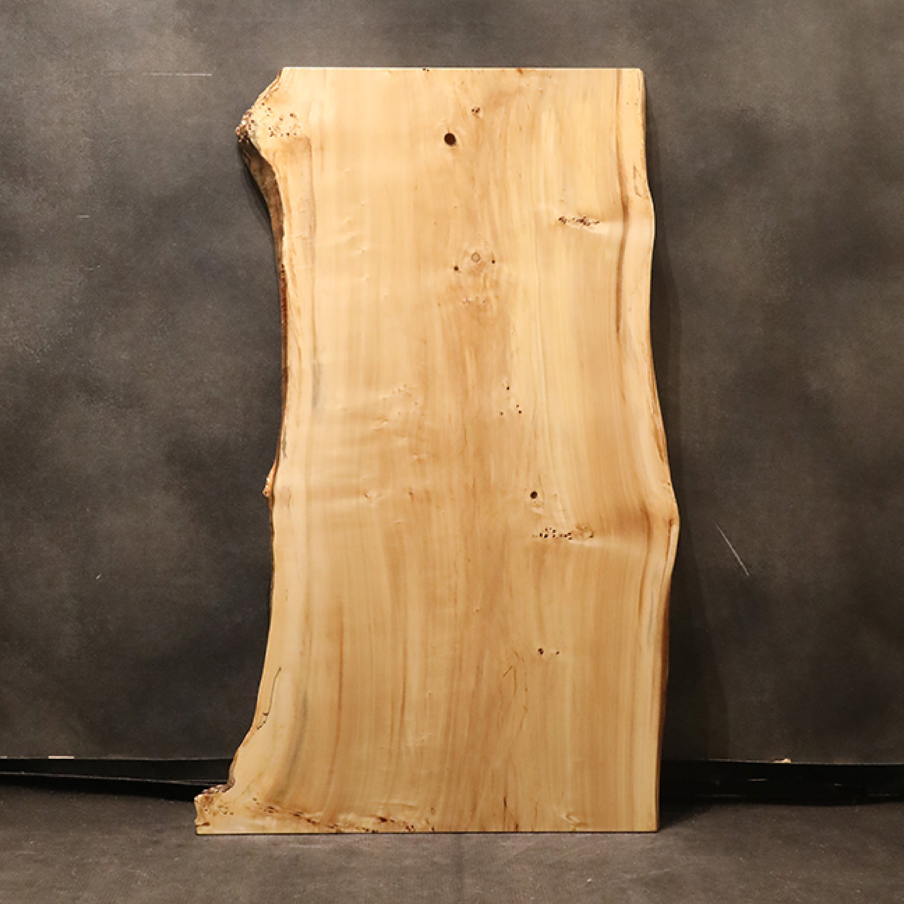 【SOLD OUT】一枚板　ポプラ　126-2/2-8　(W150cm)　ダイニングテーブル