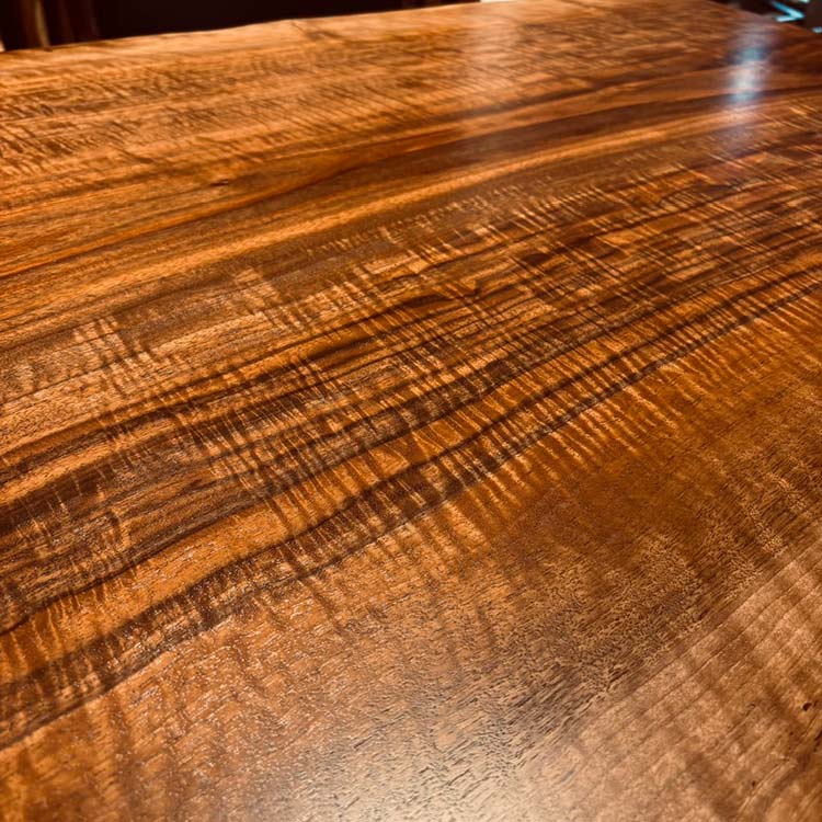 一枚板　バストゥーンウォールナット　363-1/2-10-2　(W165cm)　ダイニングテーブル