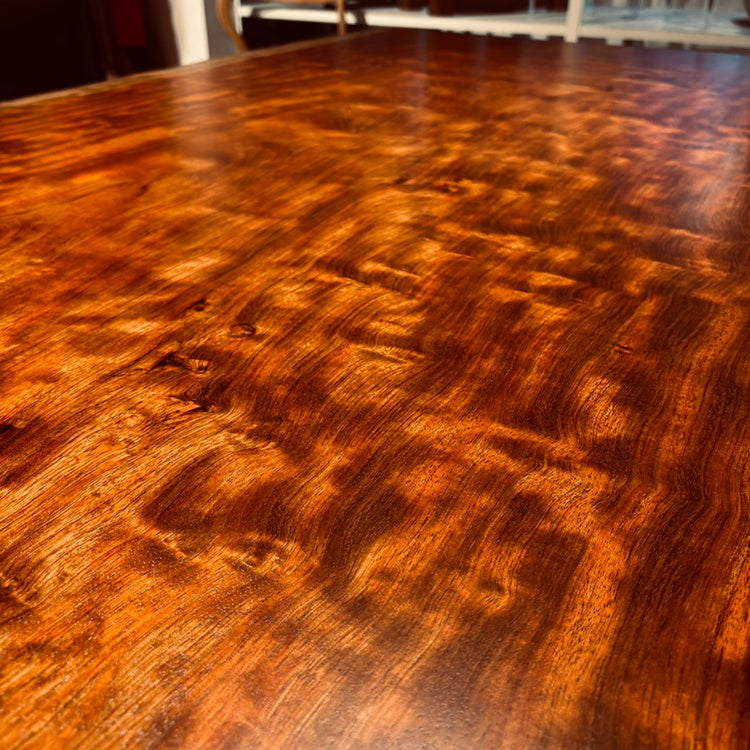 一枚板 ブビンガ 1657-1/2-10-1 （W220cm) ダイニングテーブル