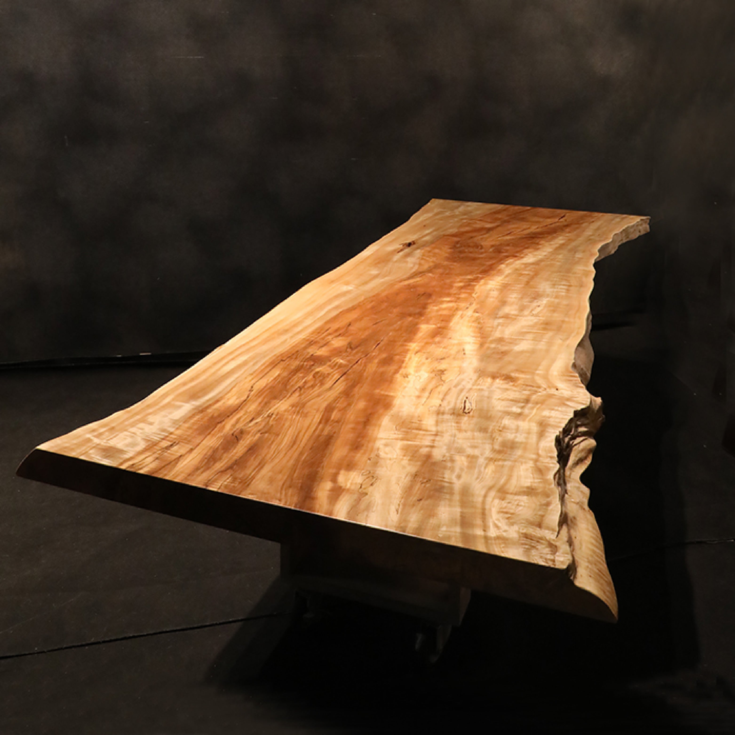 【SOLD OUT】一枚板　トチ(杢)　1331-10　(W270cm)　ダイニングテーブル