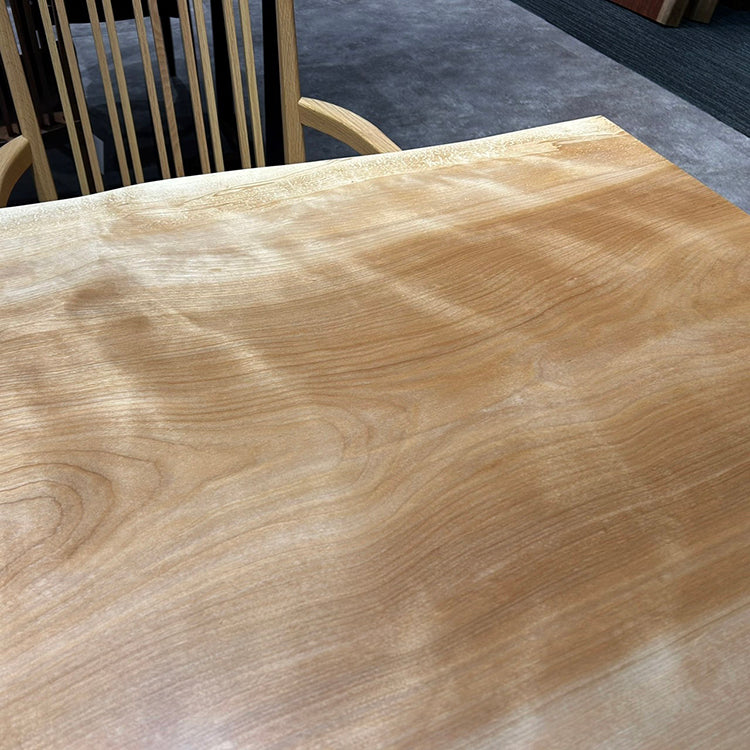 一枚板　マカバ　5383-1/2-10　(W150cm)　ダイニングテーブル