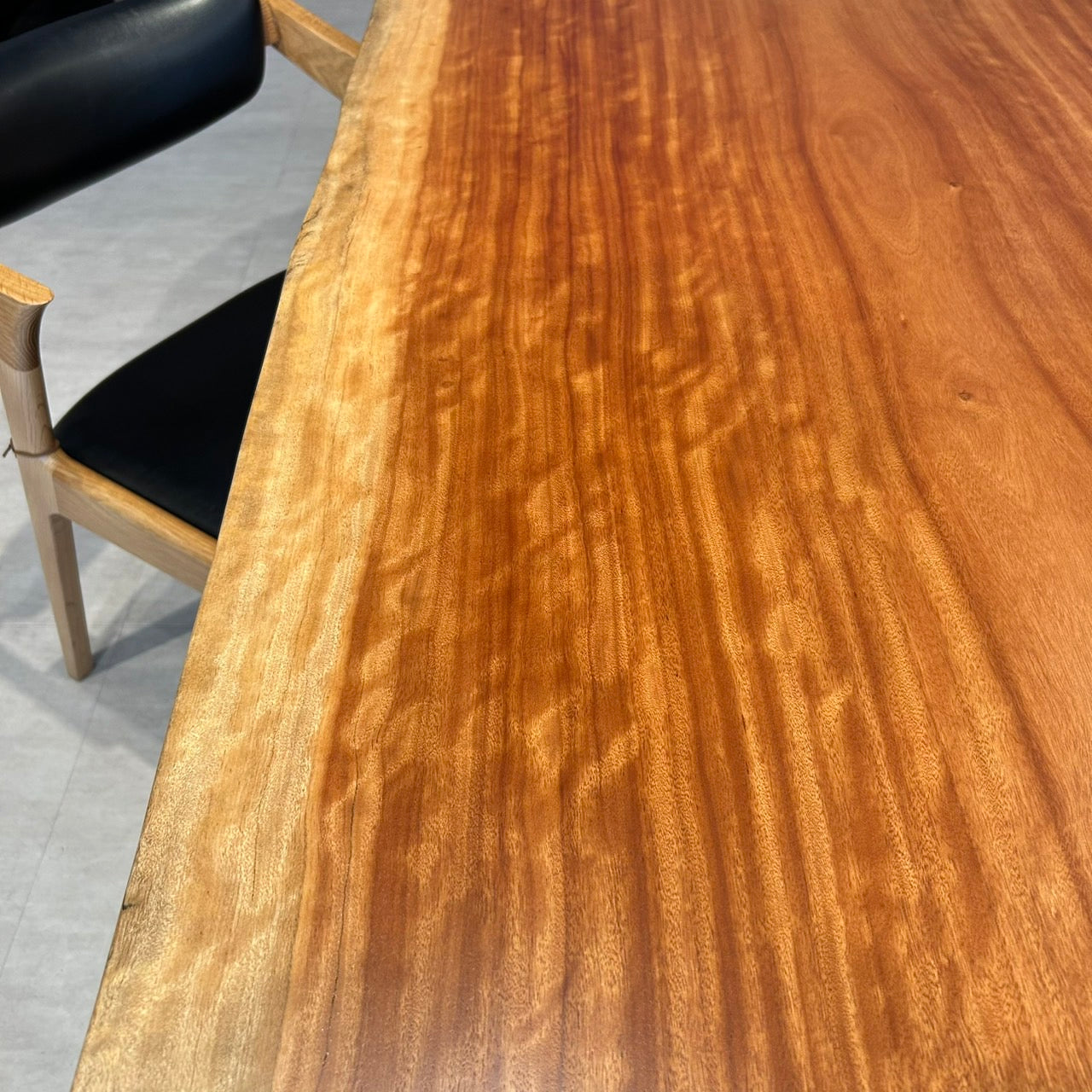 一枚板　ボセ(杢)　849-2/2-9-2　(W200cm)　ダイニングテーブル