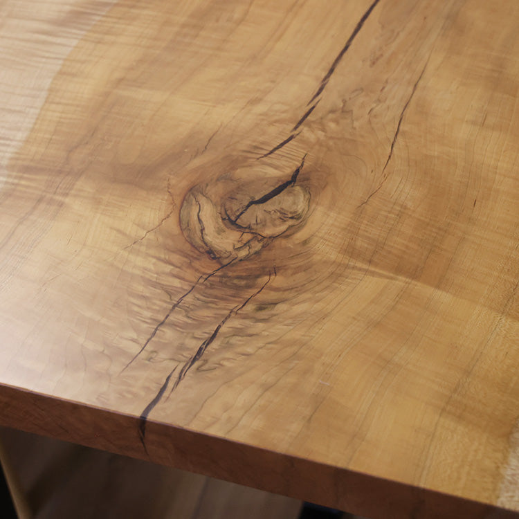 【SOLD OUT】一枚板　カエデ　601-5　(W170cm)　アウトレット品　ダイニングテーブル