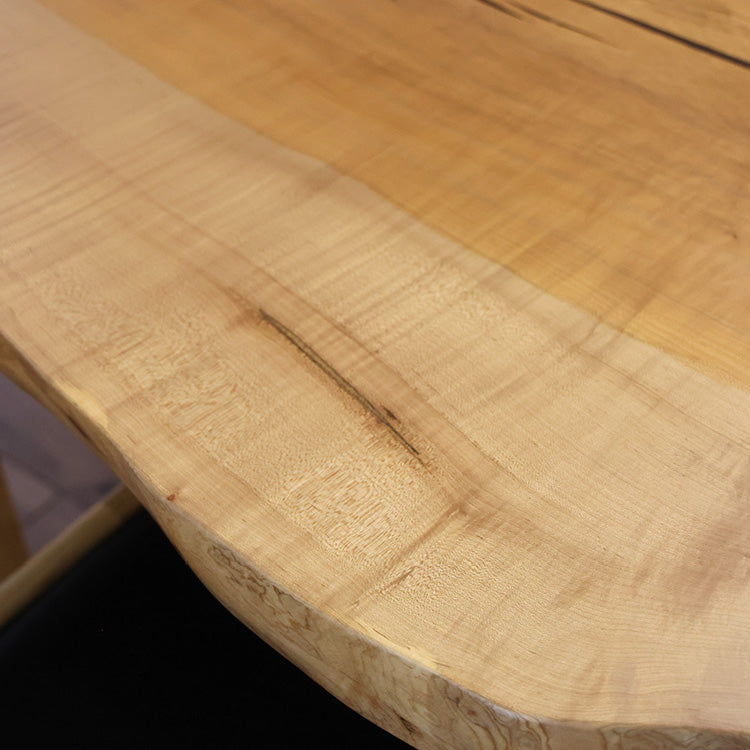 【SOLD OUT】一枚板　カエデ　601-5　(W170cm)　アウトレット品　ダイニングテーブル