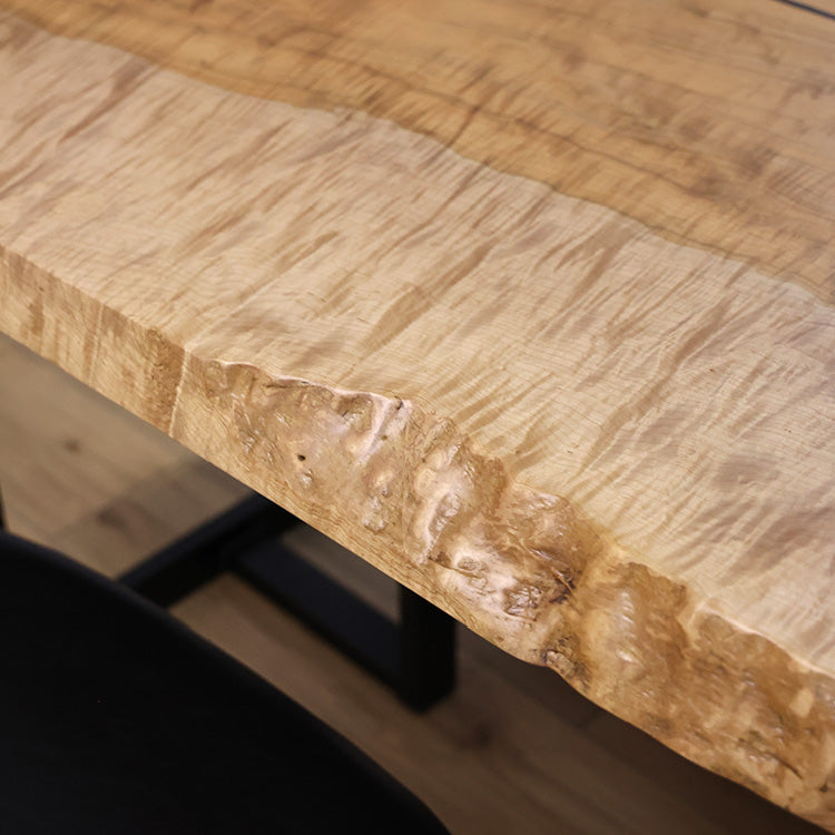 【SOLD OUT】一枚板　カエデ　601-5　(W170cm)　アウトレット品　ダイニングテーブル