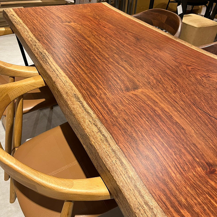 一枚板　ブビンガ　2211-65-A-4-2　(W150cm)　ダイニングテーブル