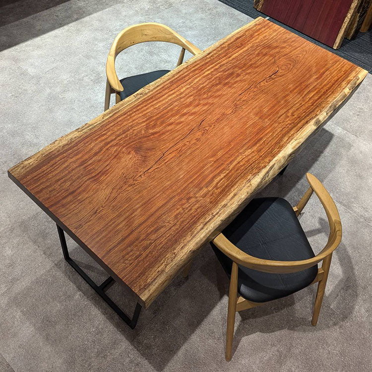 一枚板　ブビンガ　2002-2/2-7-1　(W180cm)　ダイニングテーブル