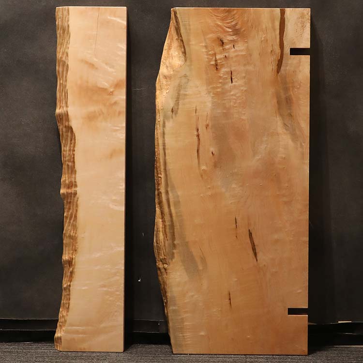 【SOLD OUT】一枚板　キリオ　カエデ / 楓(杢)　648+C-1600-1　(W130cm)