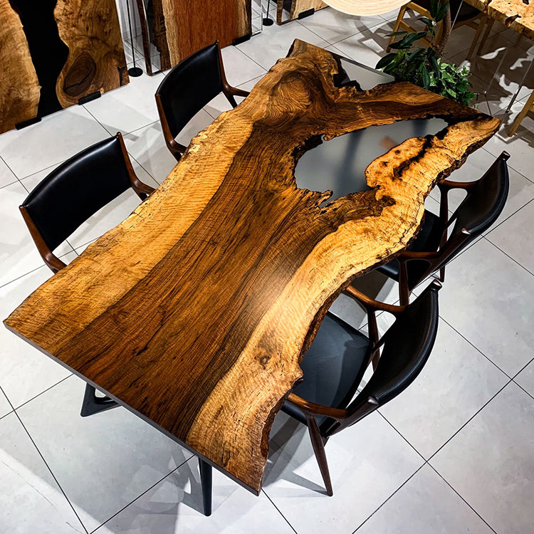 【SOLD OUT】RESIN　バストゥーンウォールナット(杢)　366-5　(W200cm)