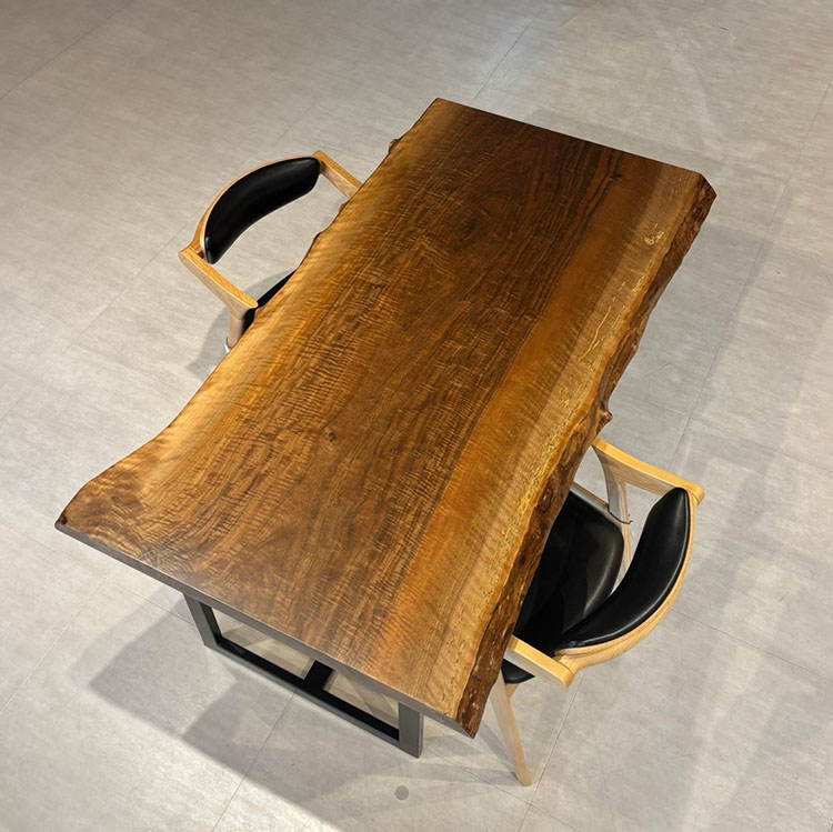 一枚板　バストゥーンウォールナット(杢)　363-1/2-11-2　(W150cm)